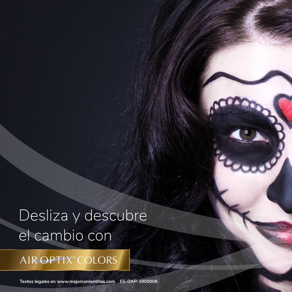 OpticaZamarripa's tweet photo. ¿Sabes qué es lo que da más miedo de la noche de #Halloween? Que te molesten las #lentillas. Disfruta de un Halloween por todo lo alto con las cómodas lentillas #AirOptixColor y dale un toque de color a tu disfraz 🎃 https://t.co/BA9xlk2tMx