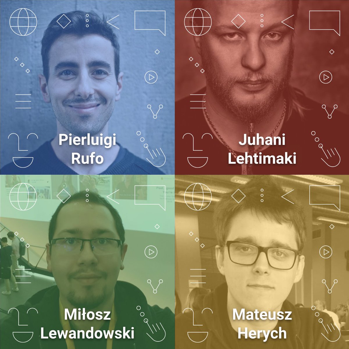 #dfwro #dfwro19 #speakers

🎙🎙🎙🎙🎙

📣 Pierluigi Rufo and Juhani Lehtimaki // Snapp Mobile Germany GmbH // Germany
📣 Miłosz Lewandowski // Miquido // Poland
📣 Mateusz Herych // IG // UK

👉 devfest.wroclaw.pl