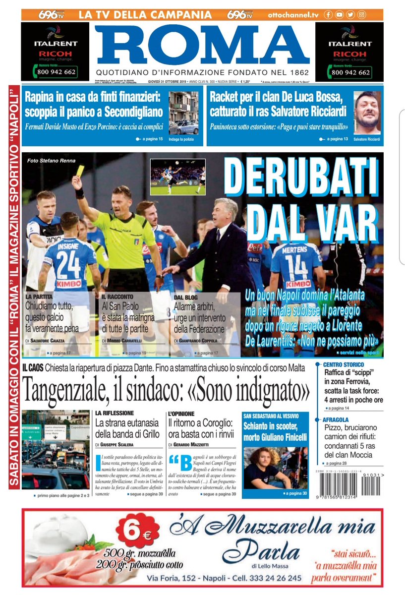 Il <a href="/quotidiano_roma/">Quotidiano Roma</a> l'ha vista così. Una brutta serata di sport. Resa ancora più brutta da chi dice che non era rigore.