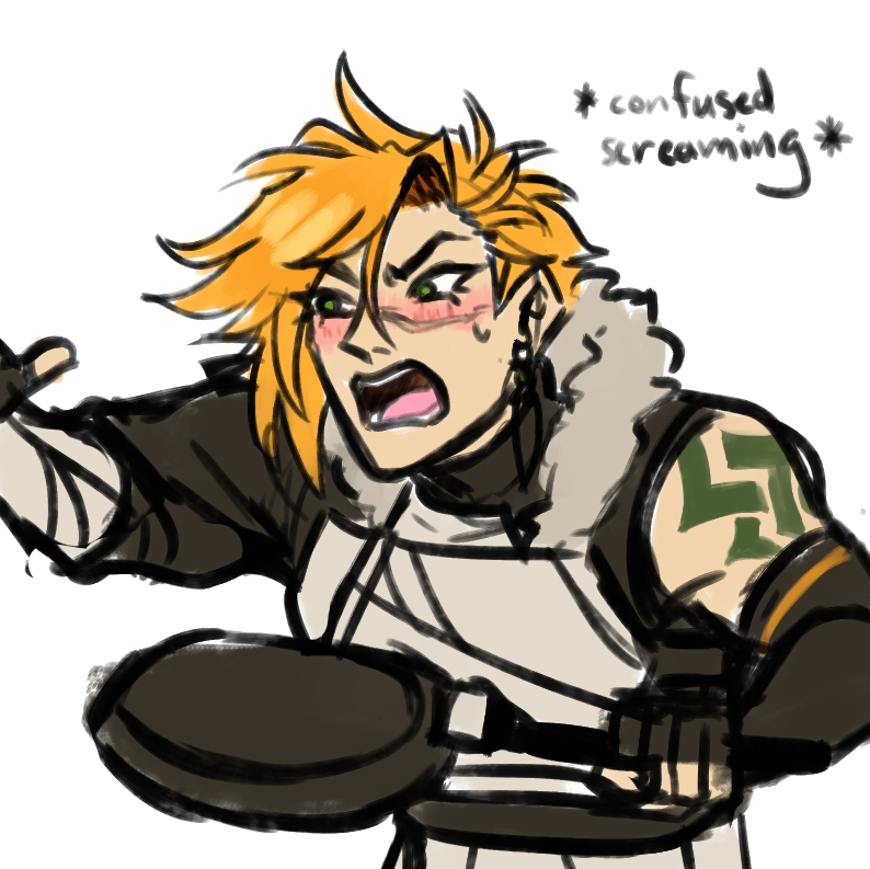 bonus content I never post my doodles cause I'm too scared to post em 90% of the time but I have a lot of shitposting in my pocket??? All my ocs are dumb and I'm exposing them And Myself