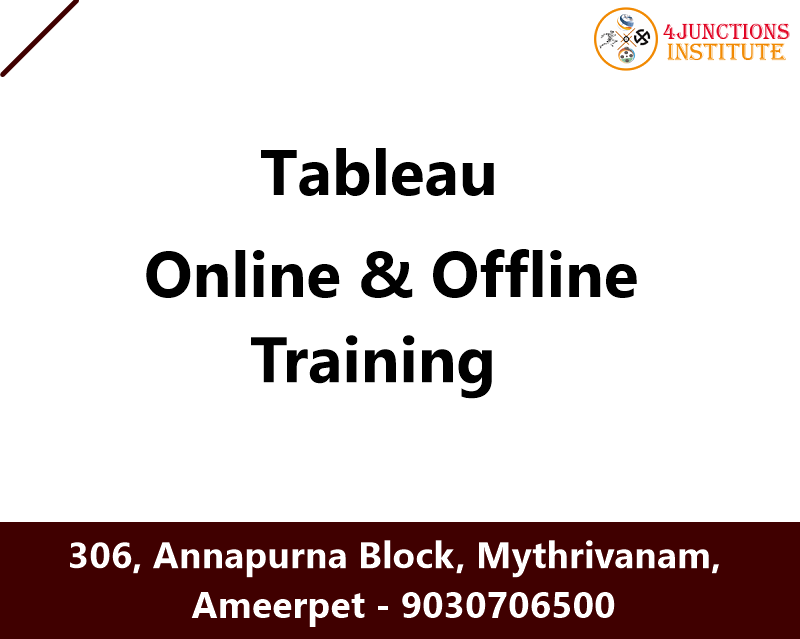4junctions's tweet photo. #Tableu_Certification_Training
Contact us : 9030706500 https://t.co/cl52CHsQy2