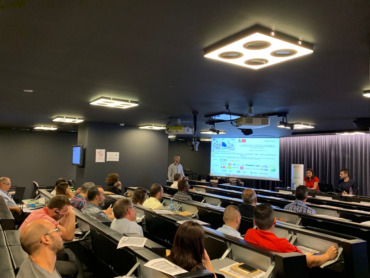 Jornadas_Breeam's tweet photo. Éxito Jornada #BioBIM-#BioBREEAM
Beneficios #BIM aplicados a #BREEAM-#WELLBuildingStandard-#Passivhaus en @COAATIEMU
Con:
@BREEAMespana
@itgwell
@cypesoftware
@Daikin_es
@Airzone_es
@Siber
@ISOVERes
@SaintGobainES
M.P.oficial:@in_construccion #ARQCO
🔽
https://t.co/hRnrUmhfLQ https://t.co/xKsf7BpQus