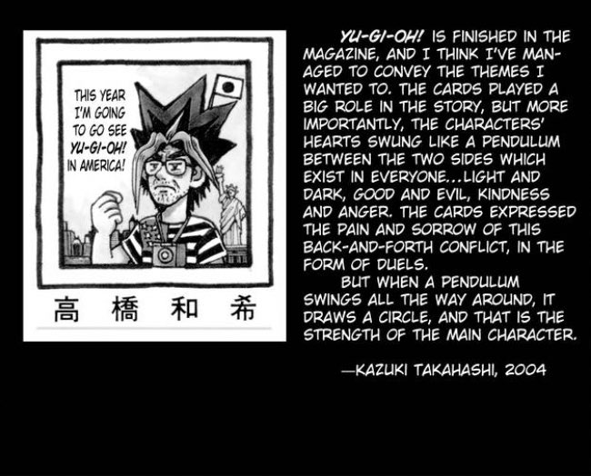 Just a collection of comments from Kazuki Takahashi that really made me respect him the most.