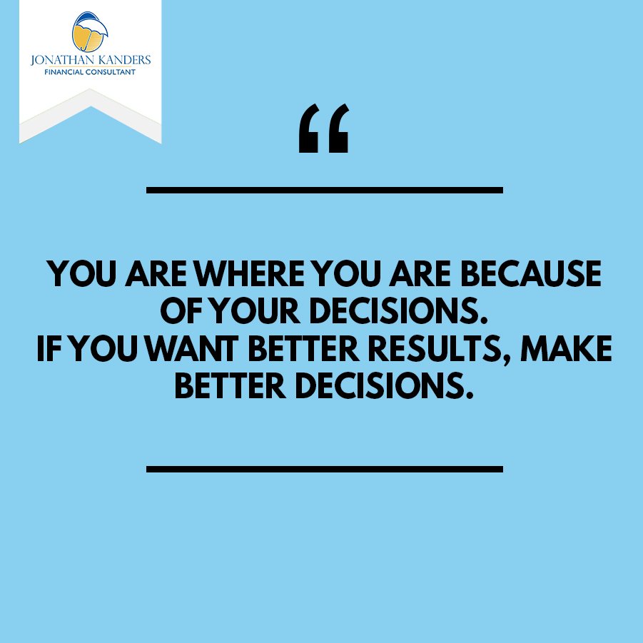 JonathanKanders's tweet image. Take responsibility for your life and take an action to ensure your future is brighter than your past. 
#JonathanKanders #FinancialConsultant
