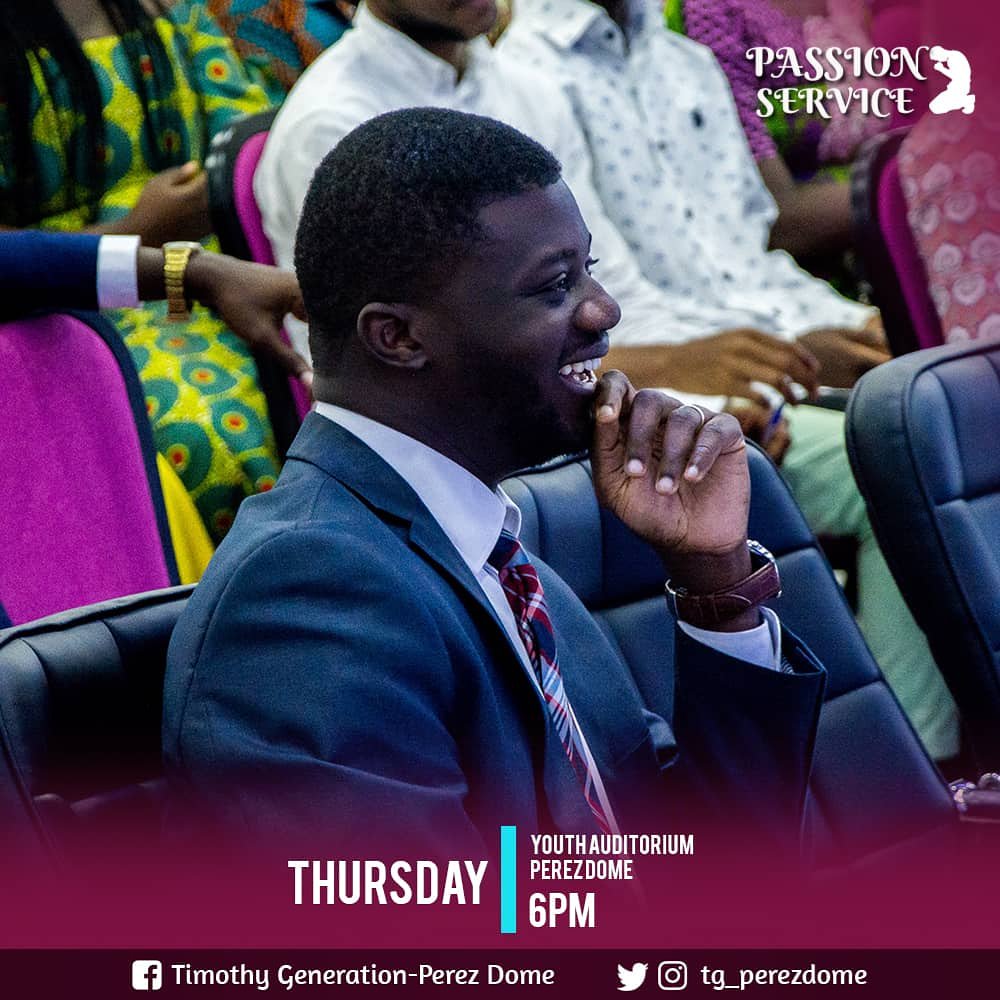 TG_Perezdome's tweet photo. Do well to Join us for Passion Service tonight at 6pm. A time of prayer, breakthroughs and the unadulterated Word of God.
#ChurchinTg
#MonthofFaith
#Passionservice https://t.co/3WuGBboKLx