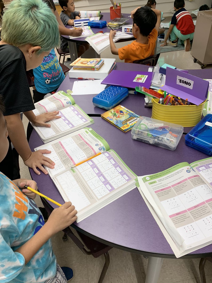 tskawaui's tweet photo. Mahalo to @MathManfre for the great suggestion at @808Uncon! Had Ss compare each otherβs math work and discuss how they came up with their answers. #discourseinmath @AliiolaniES https://t.co/MUnQJ0Xumo