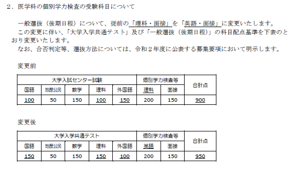 医科 出願 状況 大学 旭川 旭川医科大学【募集要項】