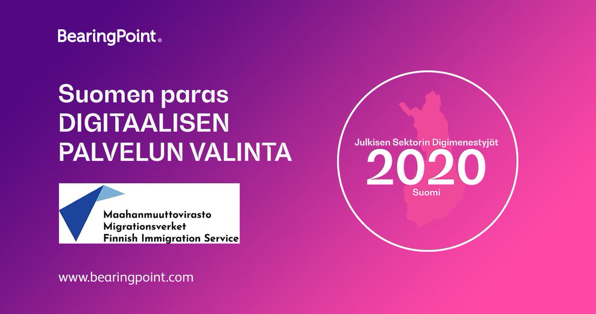 Maahanmuuttovirastolla on julkisen sektorin selkeimmät digitaaliset palvelut! Erityisesti monikielinen Kamu-chatbot tekee <a href="/Maahanmuuttovir/">Maahanmuuttovirasto</a> digitaalisista palveluista ymmärrettävät ja helppokäyttöiset. 👩🏼‍💻🏆 Onnea #Digimenestyjät voittajalle! #julkinendigitalisaatio