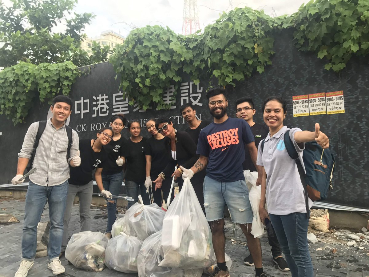 PloggaIndia's tweet photo. here is 2nd episode of plogging from Phnom Penh with Go Green Cambodia- during this activity, we also presented our project at @indembcam in presence of Hon'ble Indian ambassador to Cambodia @manikajainifs #plasticpollution #pledgetoplog #BeatPlasticPollution #BeatAirPollution https://t.co/svkOGap1GA