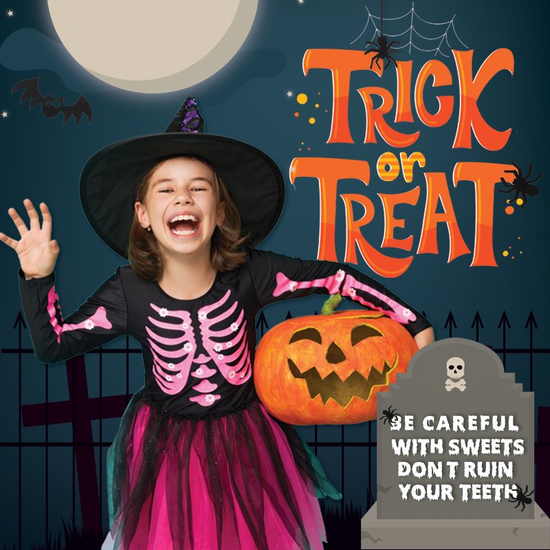 indigolittle's tweet photo. Don't forget to brush your teeth tonight. If you don't want to get a spooky toothache.👻👻

Happy Halloween Everyone!🕷️🕸️🎃 https://t.co/xFSNaxhhaM