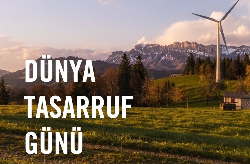 Bugün Dünya Tasarruf Günü🌎💚
Türkiye’nin %27 enerji tasarrufu potansiyeline sahip olduğunu biliyor musunuz?
Sizce başka nelerde tasarruf yapabiliriz? #DünyaTasarrufGünü