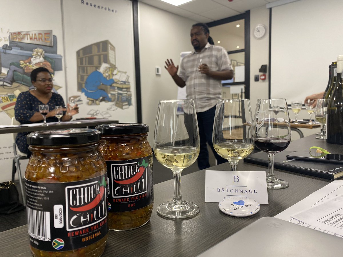 chuckchillifood's tweet photo. Wine tasting in today’s class at #Raizcorp. Complemented by #ChuckChilli #Batonnage #Loyal1 #LetItFlo https://t.co/MdJ9gRqpAz