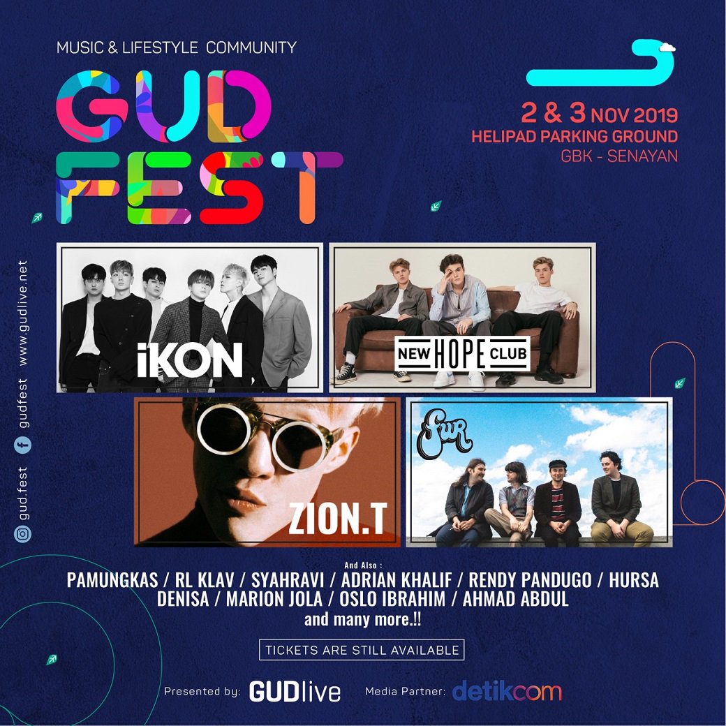 detikhot's tweet photo. 4 DAYS LEFT! Prepare yourself and safe your GUD spirit to #GUDFEST on 2 & # November 2019 at HELIPAD PARKING GROUND, GBK-SENAYAN JAKARTA. Get your tickets now before it runs out at @tiket & @bliblidotcom
#GUDFEST # gudfest2019 #gudfestjakarta #gudlive https://t.co/KHJSHKWZ0q