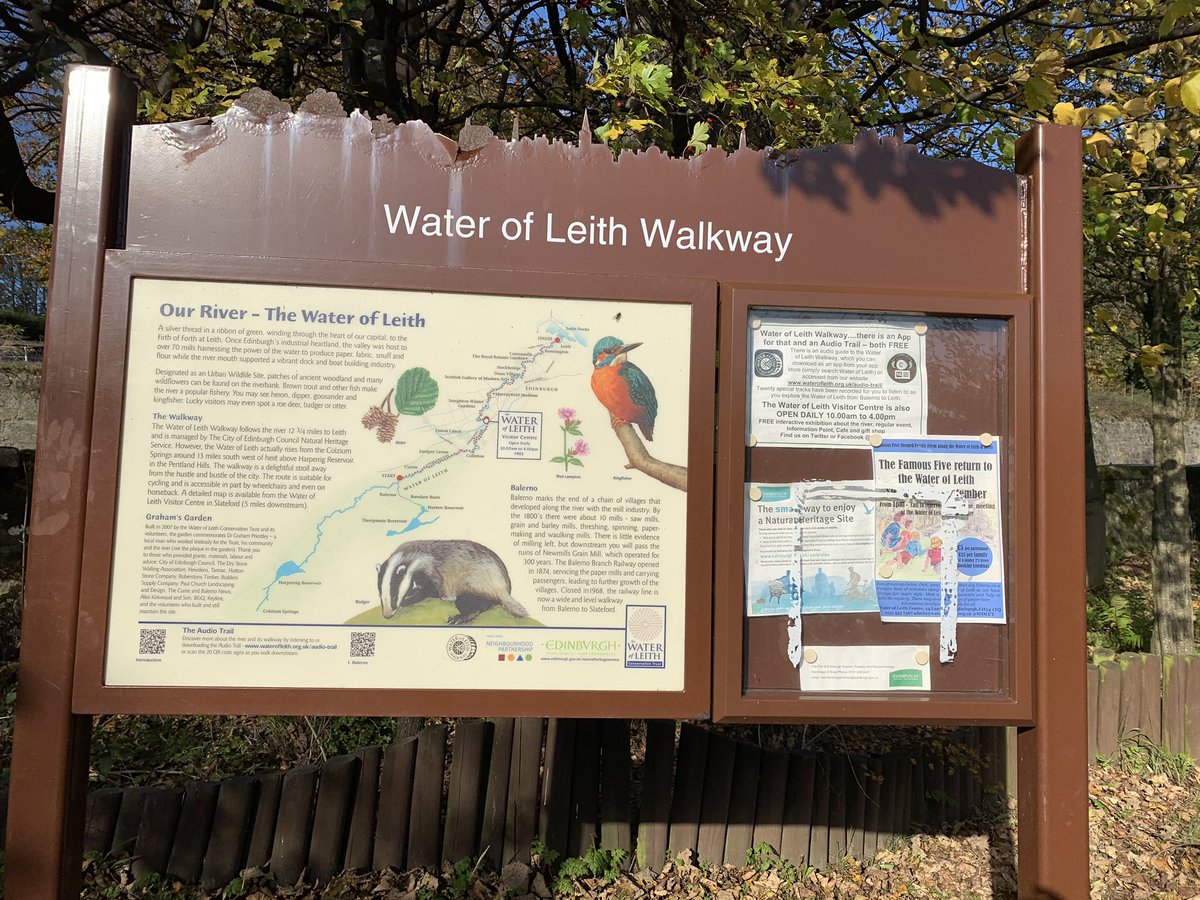 SonicWhirls's tweet photo. The #Edinburgh #Hibernators got there in the end. The @macmillancancer #robroy #mightyhike was cancelled in August, so last weekend Jacqui and I walked the @WOLCT #waterofleith from the Shore to Balerno and back again, raising ยฃ1700 in the process. https://t.co/j8P9k4CEHY