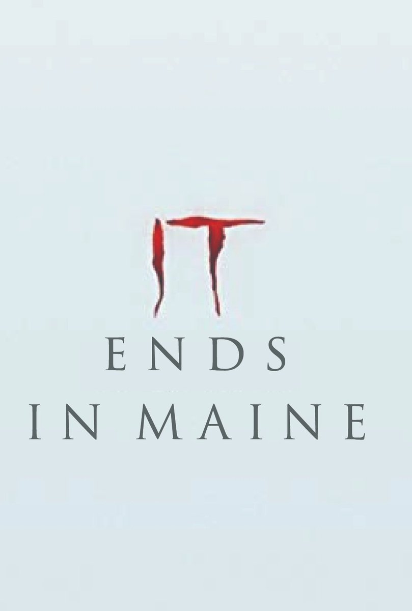 RunStephenKing's tweet photo. FOR IMMEDIATE RELEASE. 
No trick, only the treat of Stephen King Winning Senator Susan Collins' Seat in Maine:

See the press release at:
https://t.co/87H8v4dvf9

#ITEnds in Maine! #RunStephenRun! #halloween2019 https://t.co/afd3yZf0gA