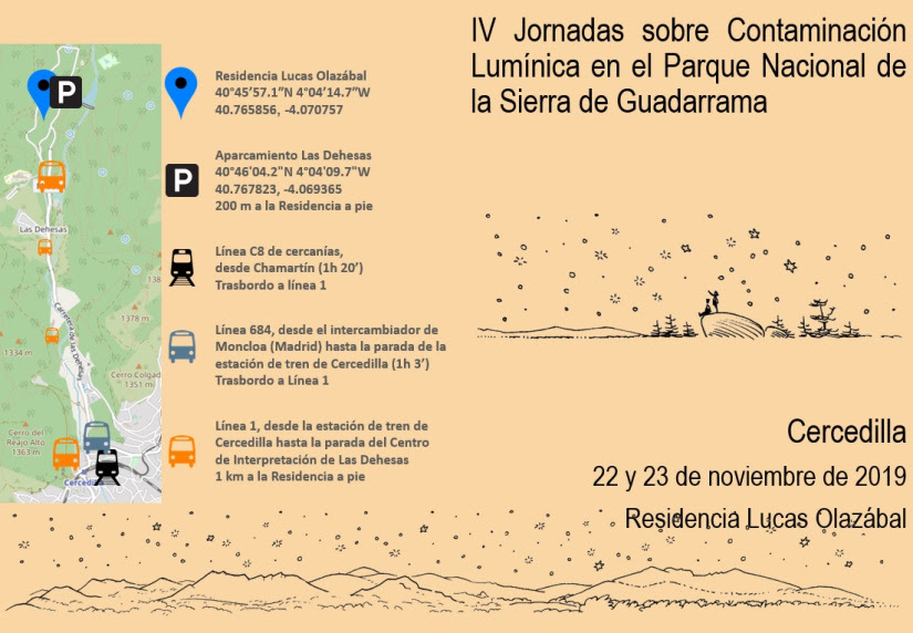 PatrimonioObser's tweet photo. IV JORNADAS SOBRE CONTAMINACIÓN LUMÍNICA EN EL PARQUE NACIONAL DE LA SIERRA DE GUADARRAMA https://t.co/HvoaexNDGM