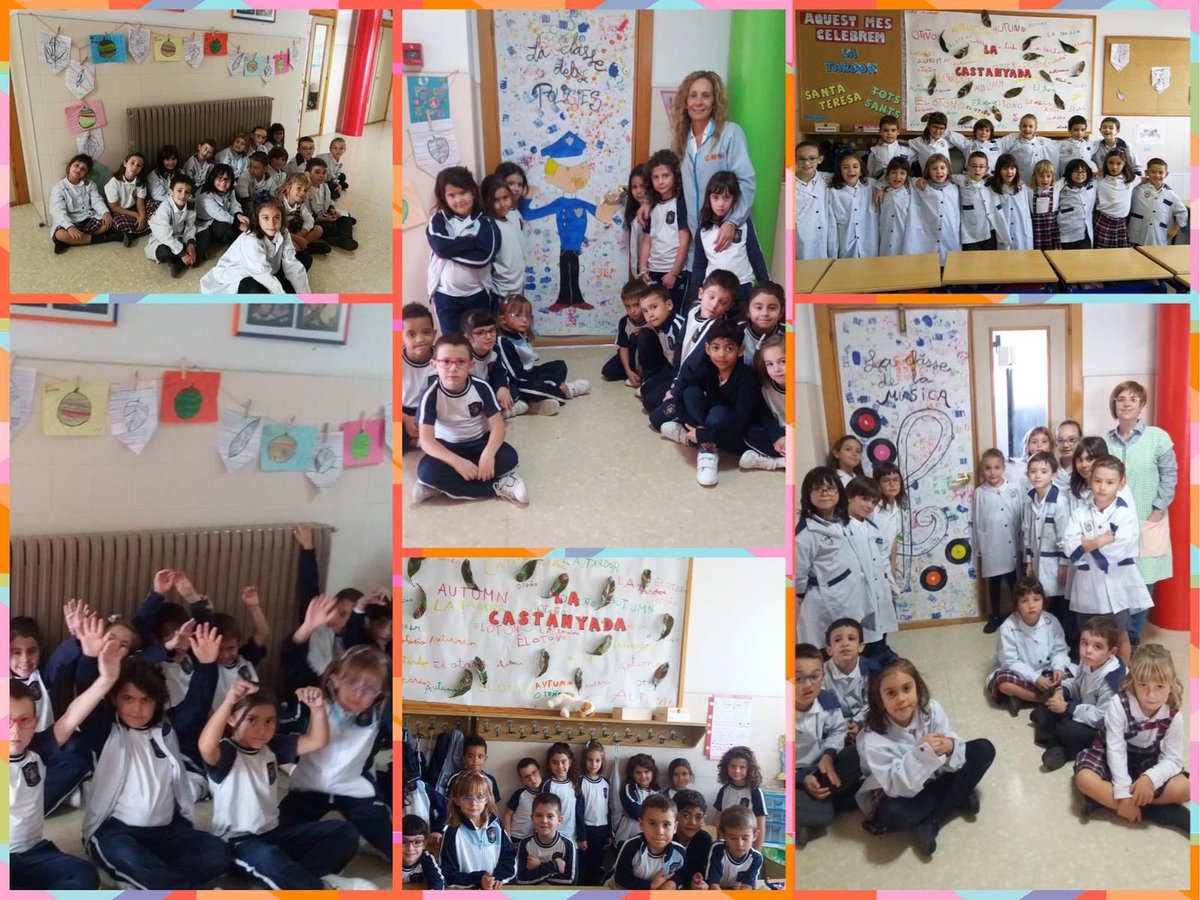 sagcoramposta's tweet image. A primer hem personalitzat la nostra porta i disfrutem d' una tardor molt artística. 
#1rA #1rB