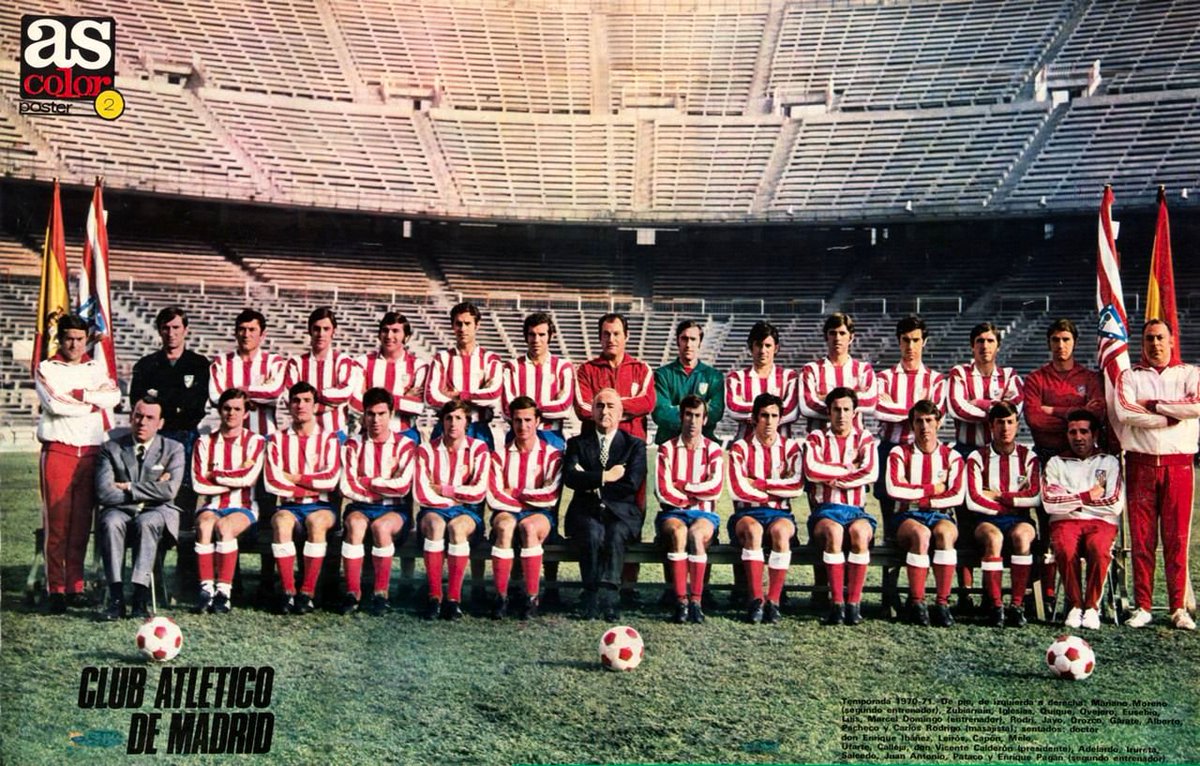 Palindron's tweet photo. @MHDP20 El #Atleti, en la década de los 70, conquistó 2 títulos de #Liga, 2 de #Copa y la #Intercontental Una década gloriosa, aún no superada. https://t.co/xRLToCZGFv