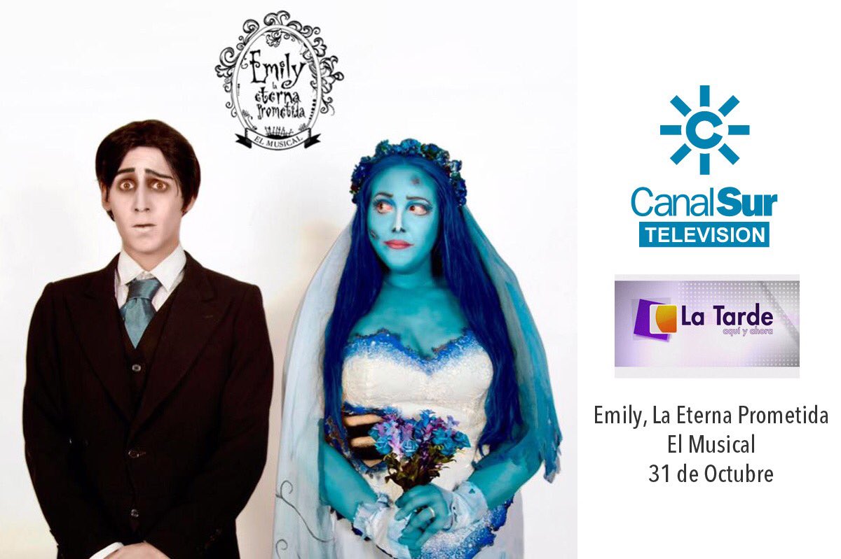 Hoy estaremos en <a href="/canalsur/">CanalSur</a> en la promoción de #EmilyElMusical de 15:30 a 16:15h en el programa “La tarde, aquí y ahora”. No te lo pierdas!!! 👏👏