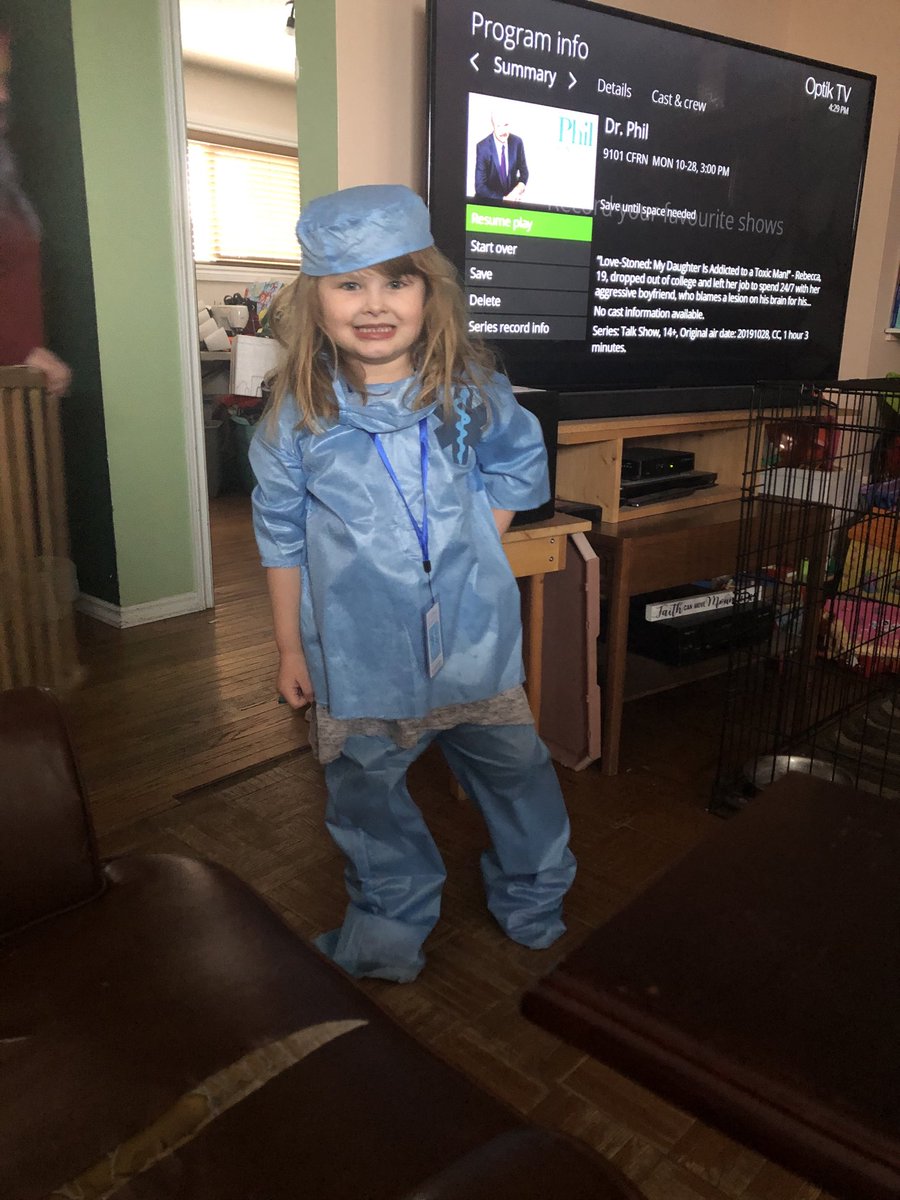 Happy Halloween Everyone my great niece Nova sheβs a surgeon π
