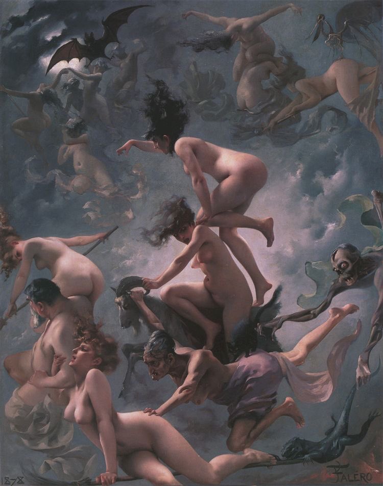 “Witches going to their Sabbath” (1878), by Luis Ricardo Falero
