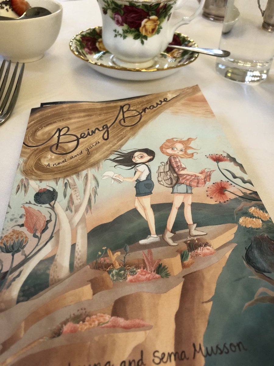 LMCaustralia's tweet photo. Inspiring launch today of #beingbrave ⁦@SemaMusson⁩ ⁦@allianz_au⁩  and ⁦@HesterLeung⁩ and their new book for girls. Beautiful illustrations ⁦@SinikJelena⁩ ! Thank you for a great story and  toolkits for being brave. Never too late! https://t.co/iY4FbfhkoG