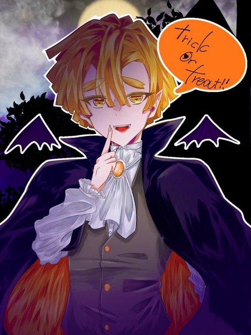 発酵食品。さんがTwitterに投稿した我妻善逸(鬼滅の刃)のイラスト。