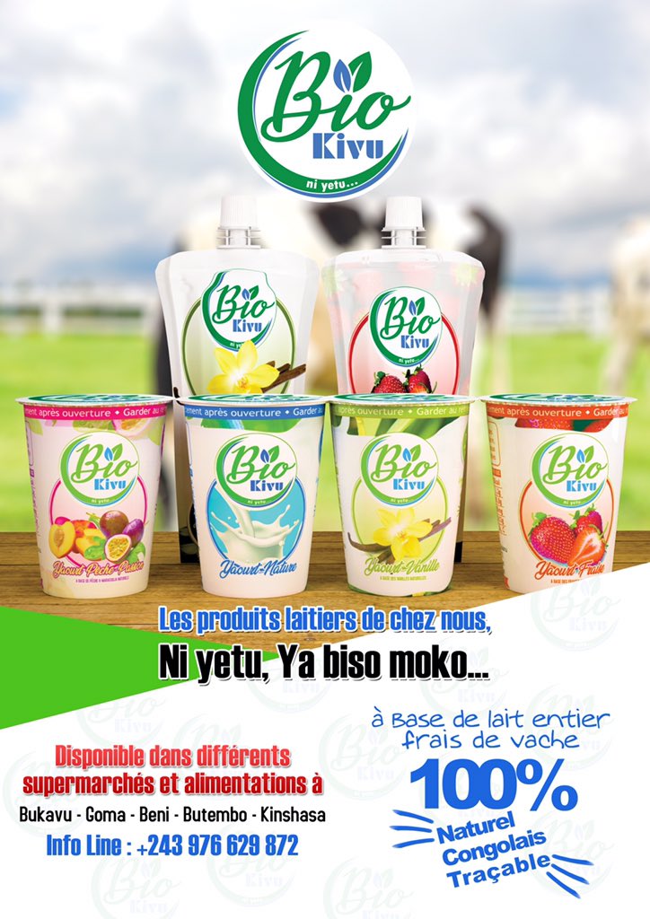 _BioKivu's tweet photo. J'❤ la RDC,
Je valorise son industrie,
Je consomme congolais. https://t.co/8QKPyGI3in