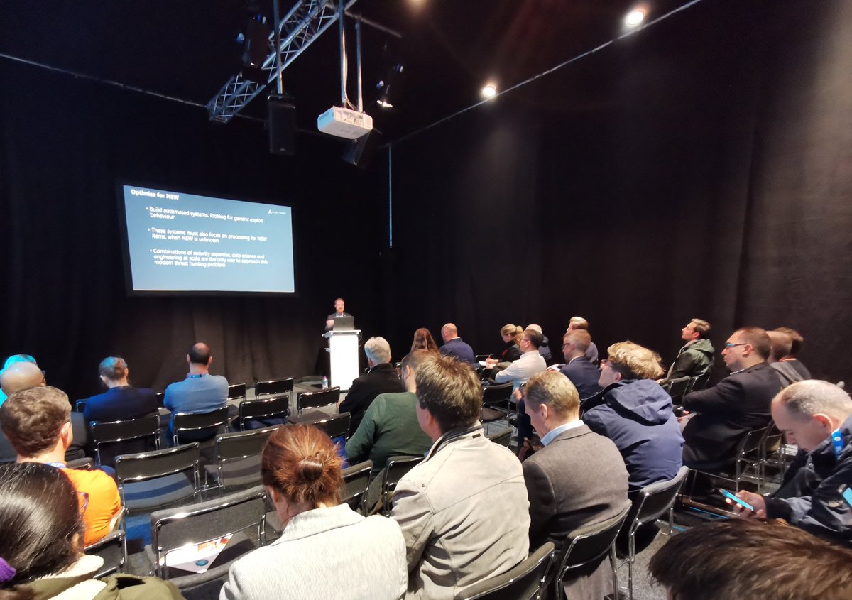 DigitalStubbs's tweet photo. Looking forward to another session with @alertlogic Principal Security Architect @final_hegemony this morning at #infosecuritynl "Threat Intelligence & Emerging Threats: Big Data vs. Broad Data" - Theatre 12 at 10:15am https://t.co/ciqNux9crD