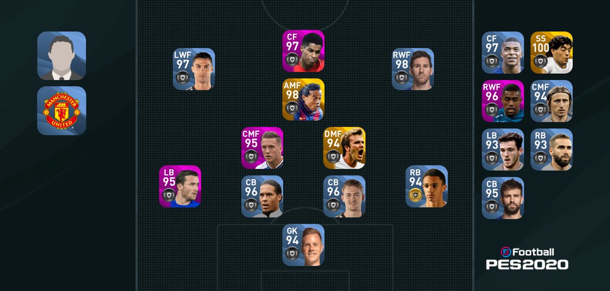 ninonoize's tweet photo. @officialpes Thanks for the squad #pes2020mobile #pes2020 https://t.co/eL6ZlP9tsp