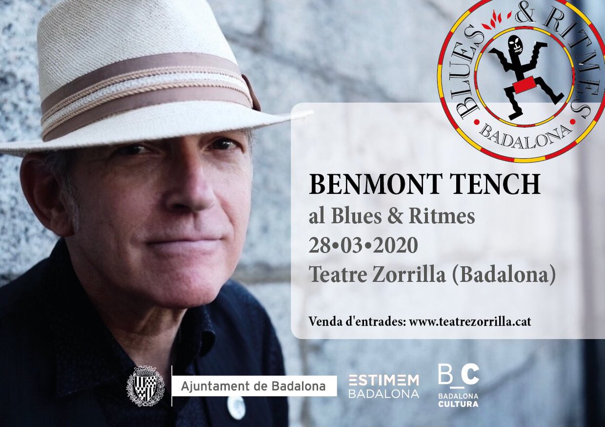 bluesiritmes's tweet photo. BENMONT TENCH al BLUES &amp; RITMES 2020! https://t.co/DEfWgsY75o