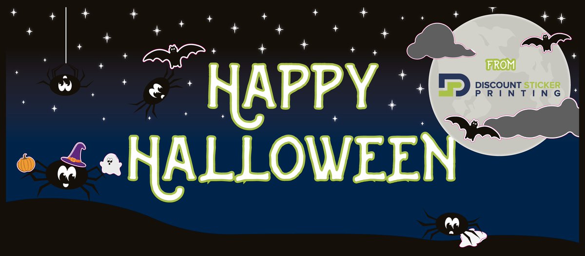 DSPcouk's tweet image. Trick or treat yourself to some new stickers! 
#DiscountStickerPrinting