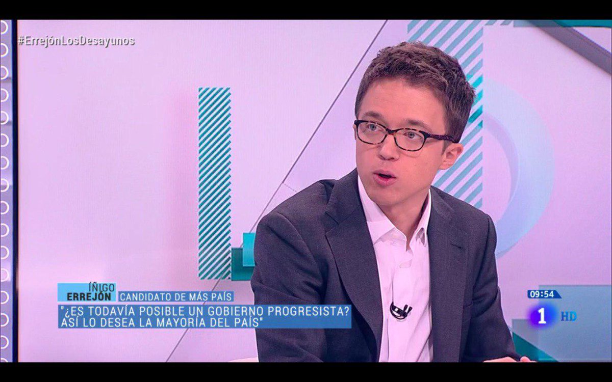 "Los candidatos que no sean capaces de formar gobierno después de ser elegidos, deberían dejar paso a otros para no repetir situaciones." <a href="/ierrejon/">Íñigo Errejón</a> #LosDesayunos