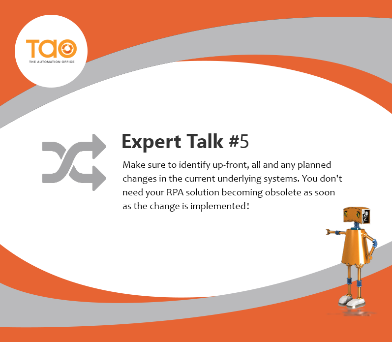 TaoAutomation's tweet photo. Expert Talk #5!
You can follow us for more lessons every week.
See all of our lessons here: https://t.co/p3JL8qB1lq
#rpa #automation #experttalk #rpalessons #rpahacks #change https://t.co/dehTueFNy7