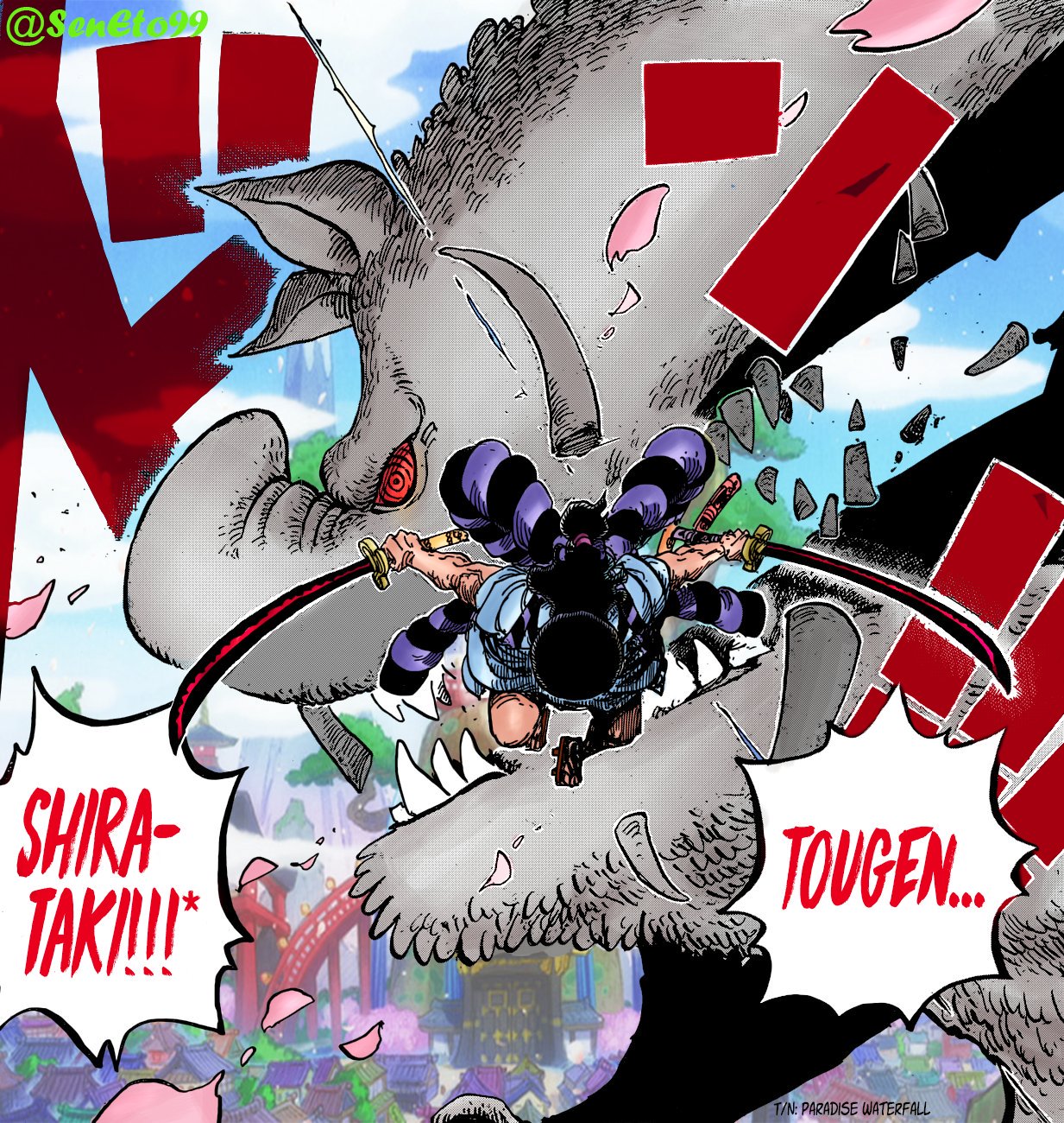 Sen Thankyoumiura The Becoming Of A Legend One Piece Chapter 961 Kozuki Oden Color Onepiece Onepiece961 Oden