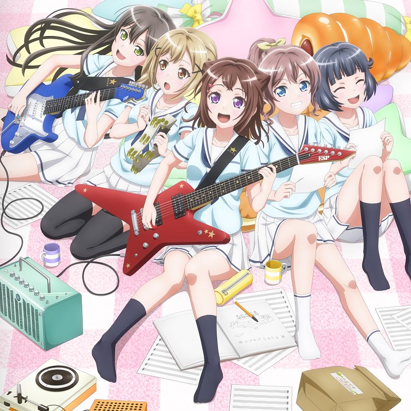 イラスト公開🌈】 Poppin'Party 15th Single「イニシャル/夢を撃ち抜く