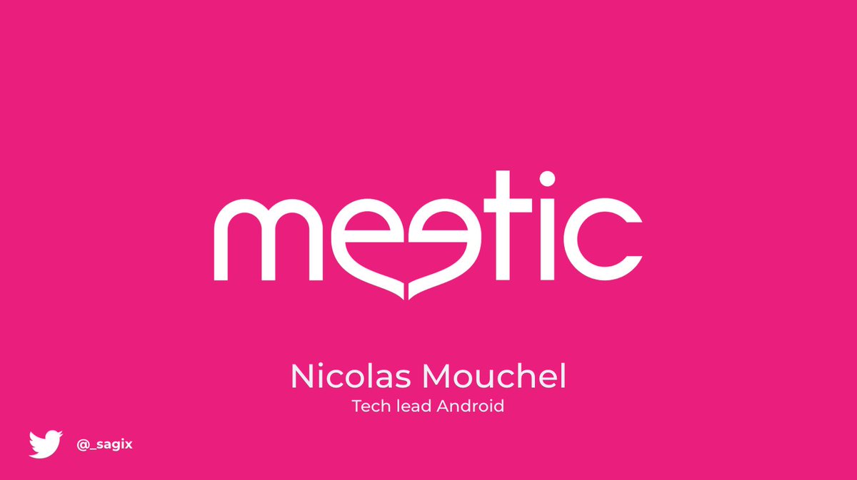 Hier, j'ai présenté l'application <a href="/MeeticTech/">Meetic Technology</a> au meetup en <a href="/enapparte_paris/">En Apparté Meetup iOS</a> 
Voici les slides : docs.google.com/presentation/d…