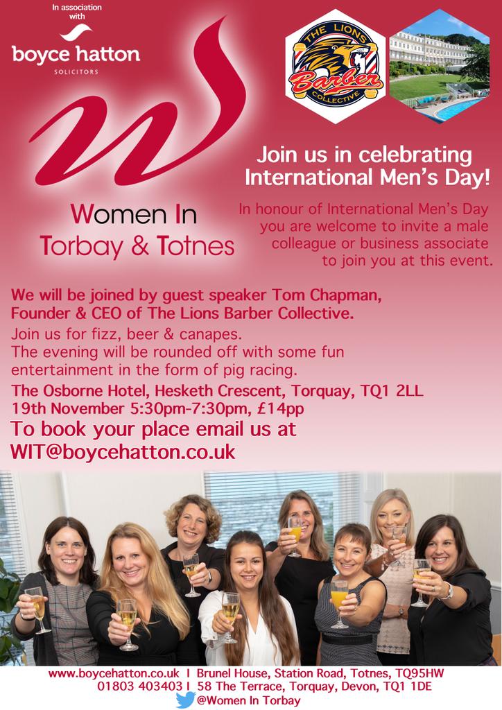 Our pigs have been in training for our next event on the 19th November. It's in celebration of International Men's Day so feel free to invite a male colleague or associate along with you!
#womeninbusiness #InternationalMensDay #mentalhealth #pigfundraising