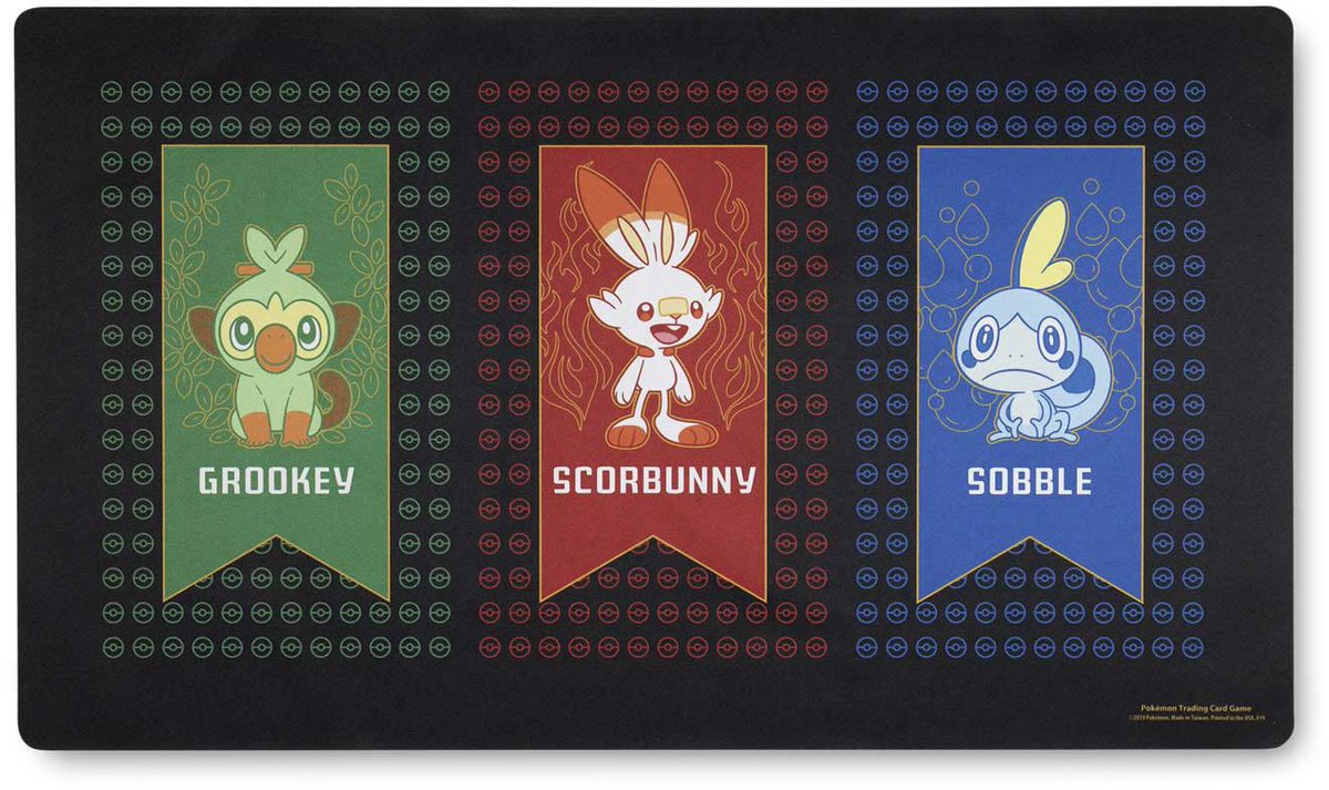 海外のポケセンオンラインでは、一足先に剣盾御三家のサルノリ