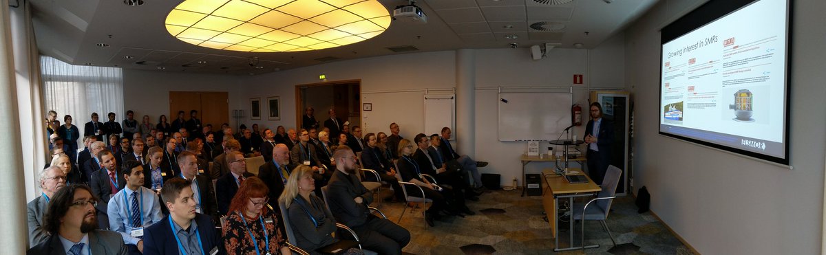 Growing interest in SMRs in Finland. #SMR #Nuclear #ClimateChange #SYP2019 #ATS #FinnishNuclearSociety