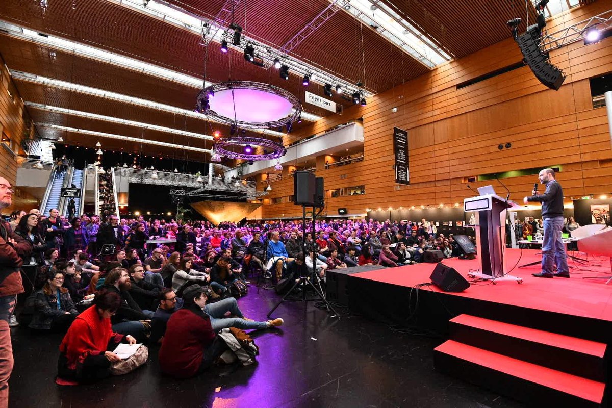 Le Festival #Utopiales2019  à <a href="/LaCiteCongres/">La Cité Nantes</a> c'est parti! avec de nombreux chercheurs de @Inra_France et @INRA_PL ouverture officielle par Roland Lehoucq astrophysicien et président des #Utopiales2019