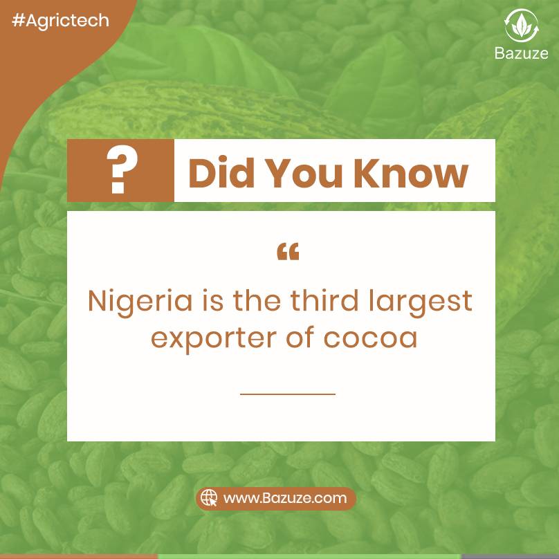 BazuzeNG's tweet photo. Nigeria was once an agricultural export giant. For some time, she deviated from her roots.
We are glad that she's getting back to her previous place at the top.
#africangiant #agribusiness #exportgoods #agriculture https://t.co/SnZsvGzPCs