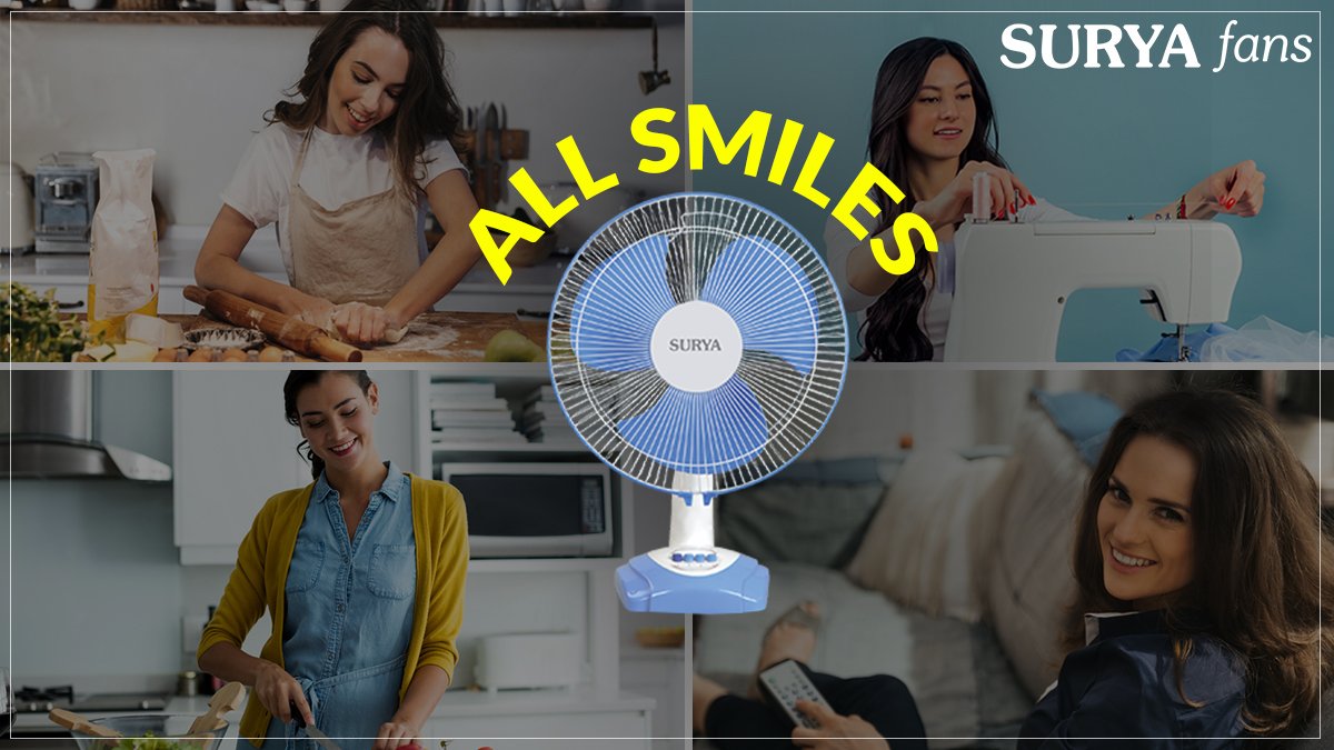 surya_roshni's tweet image. A seasoned yet stylish fan that still remains a timeless piece thanks to its impressive design and #HeavyAirFlow #SuryaFans #TableFans is the reason behind the smile of relief even year after year #Durable #StrongerThanAnythingElse