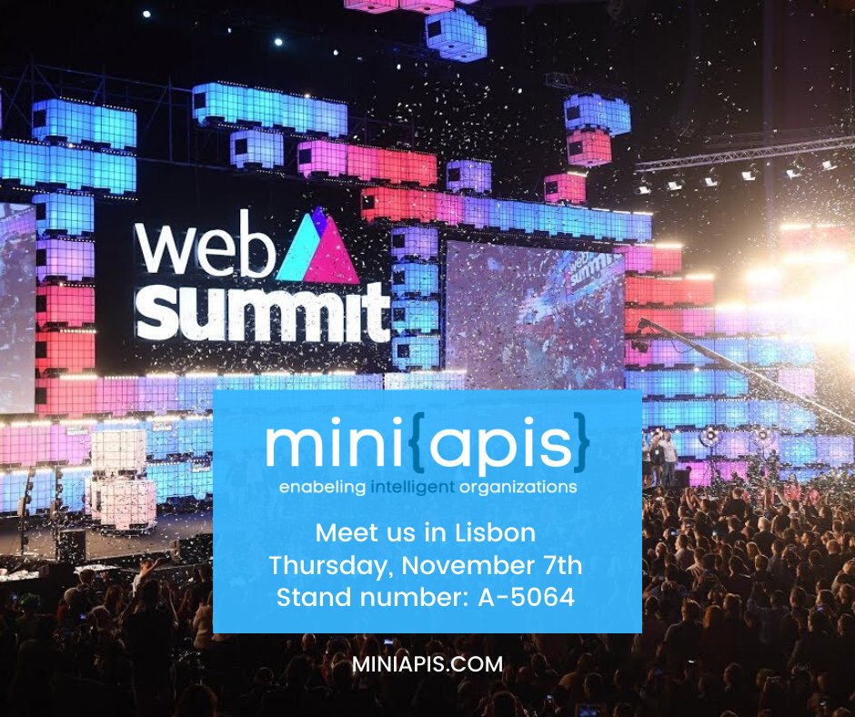 miniapis's tweet image. We are delighted to be heading to Lisbon to attend the #Websummit19 as one of the event’s selected startup on Alpha program.
We will be showcasing our app linking solution MiniApis to the world&apos;s most influential companies, investors, and media. Meet us there!
#miniapis