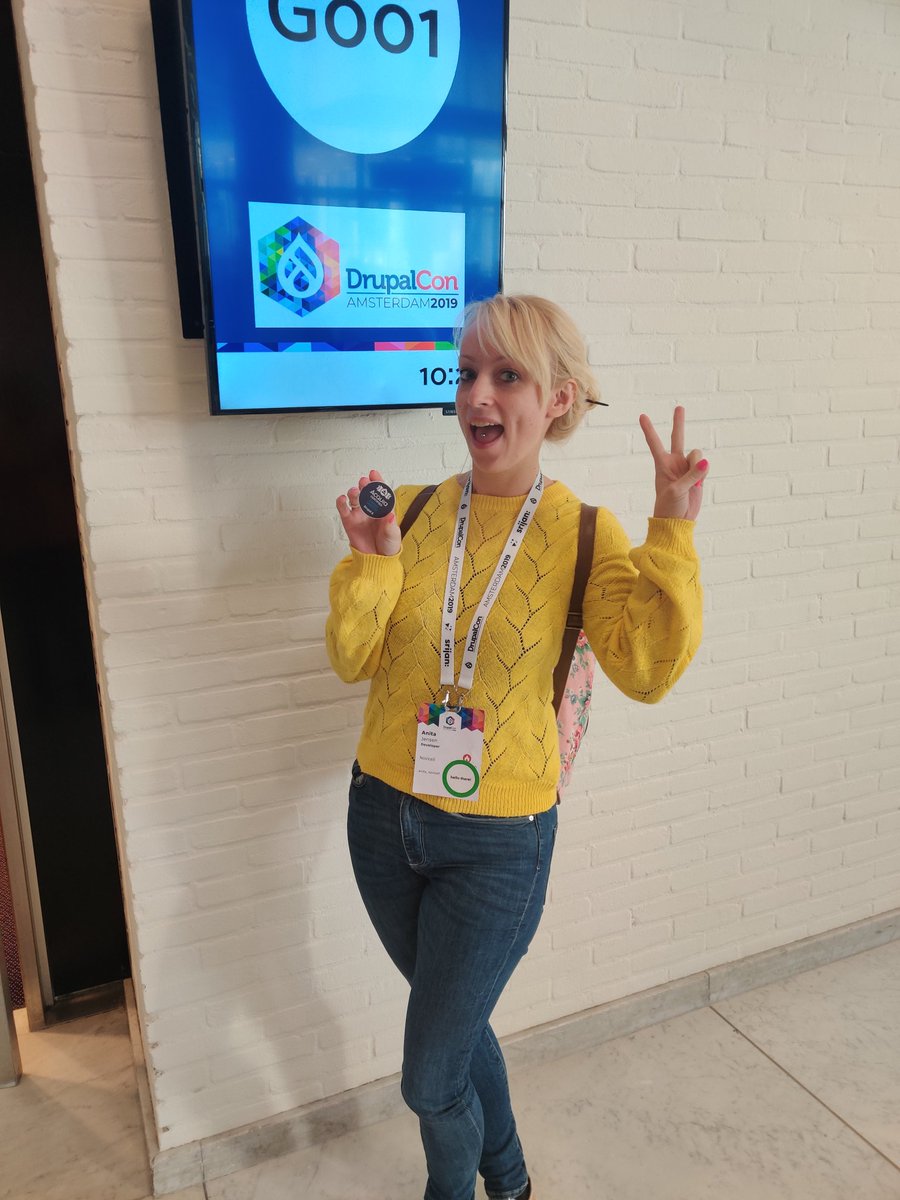 Congratulations Anita Jensen from <a href="/novicelldk/">Novicell DK</a> on earning @Acquia Certified Back End Specialist - D8 credentials and also becoming a Grand Master at <a href="/DrupalConEur/">DrupalCon Rotterdam 2026</a> #DrupalCon