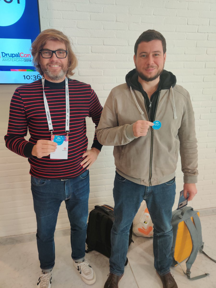 Congrats <a href="/marabak/">Andrzej Wieczorkiewicz</a> and Arnaud from <a href="/Lumini/">Lumini</a> on becoming <a href="/acquia/">Acquia</a> Certified Developers <a href="/DrupalConEur/">DrupalCon Rotterdam 2026</a>