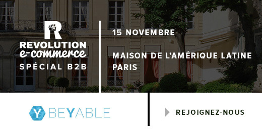 RevolutionEcom's tweet image. [Conférence ] Sébastien Rymarczyk, Directeur Commercial de @beyable, vous expliquera comment utiliser la data pour créer un parcours client agile sur votre site à #REVECB2B. Pour y assister👉bit.ly/2kf3rHc