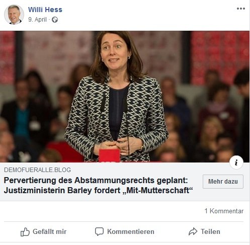 HenningMarianna's tweet photo. @JordanGriz95 @CDU @CSU 1/2 Das ist nicht der erste "Fehltritt" von Willi #Hess. Der teilt auch Zeug von ekeligen braunen und Fundi-Katholiban-Accounts.
1. Wahlmanipulation
2. DemoFürAlle (die mit dem #Hassbus und #Auschwitz-Flyer - https://t.co/n1mffCKeHx)
3. #GretaThurnberg-Verschwörung
#NieMehrCDU https://t.co/arQUFvAI3X