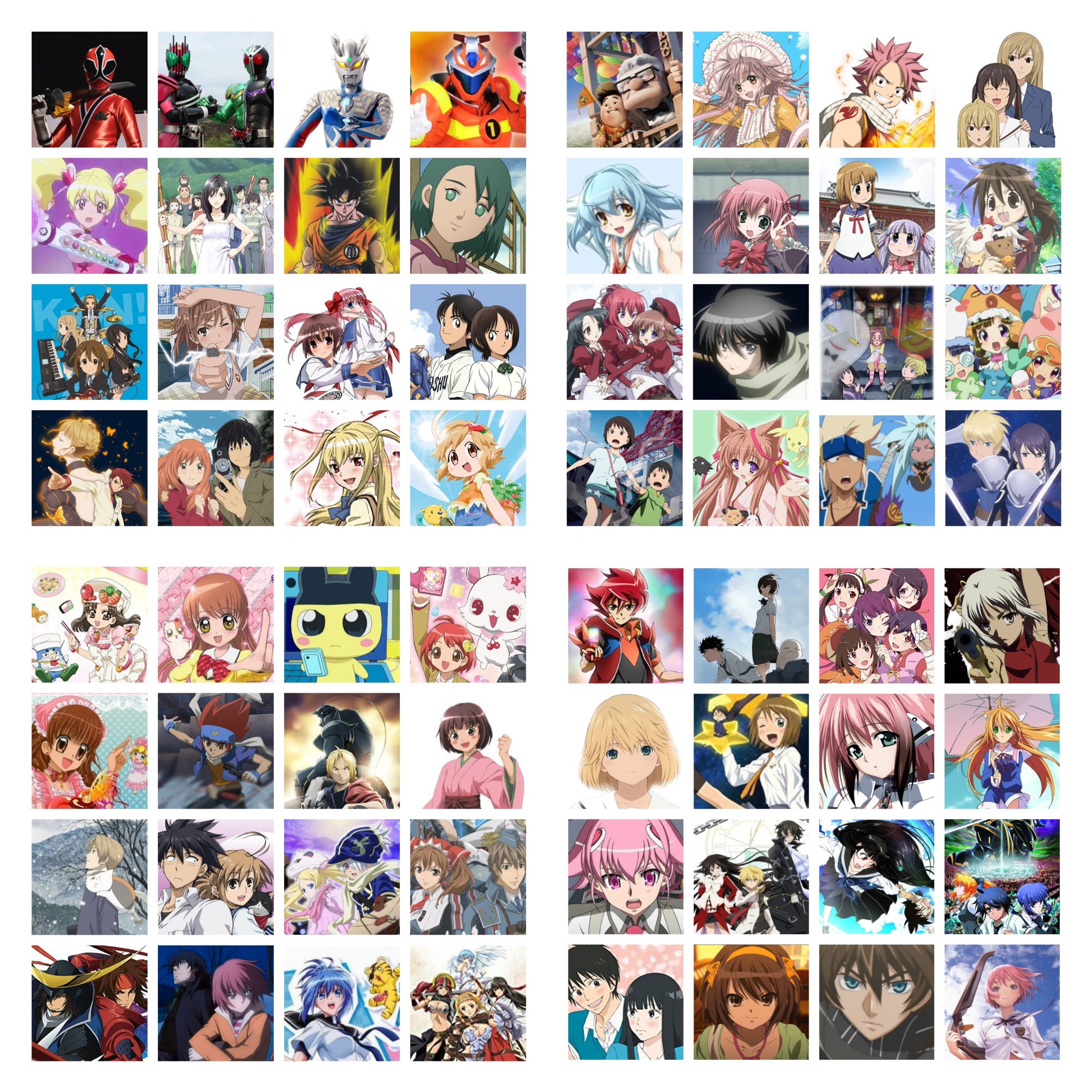 スシツネ 08 09 10 11もリテイク完了 これもアンケートやろうと思います 08年アニメ 09年アニメ 10年アニメ 11年アニメ 特撮 T Co Pqlq0vdio8 Twitter