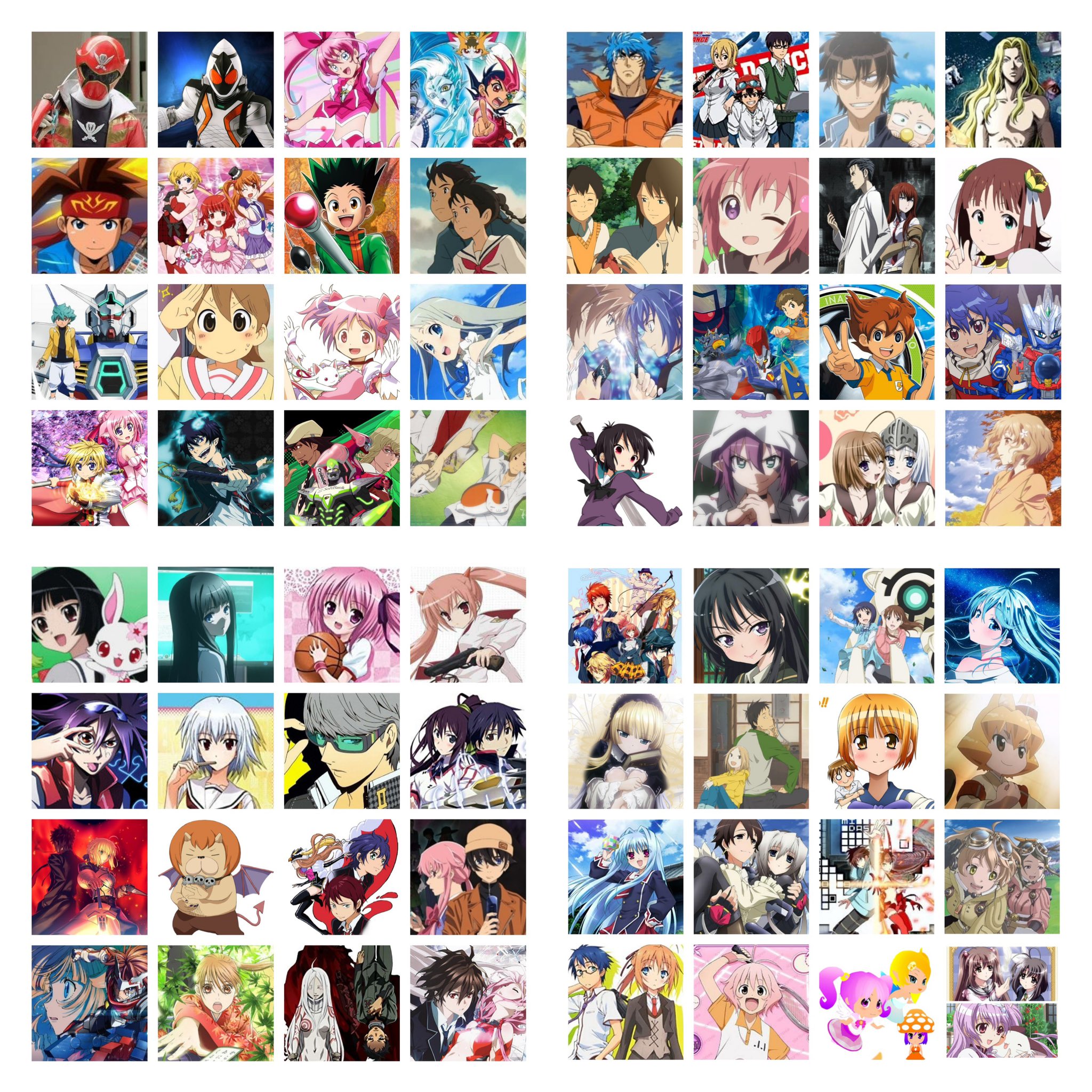 スシツネ 在 Twitter 上 08 09 10 11もリテイク完了 これもアンケートやろうと思います 08年アニメ 09年アニメ 10年アニメ 11年アニメ 特撮 T Co Pqlq0vdio8 Twitter